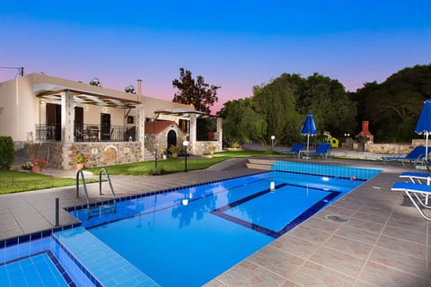 The facade of Villa Aphrodite