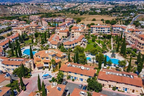 Aerial view of the complex