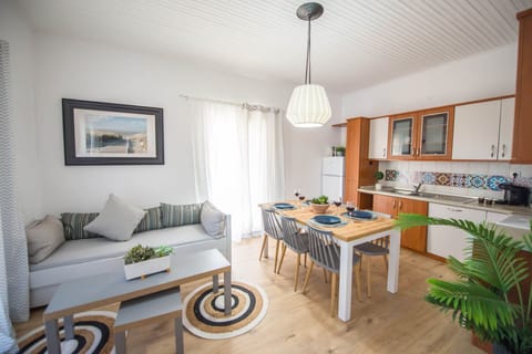 Acharavi Beach Villa open plan kitchen