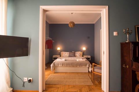 Bedroom (No2) - view from the living room 