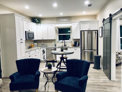 Kitchen with Convection/Microwave, Refrigerator, Dishwasher, Coffee, etc