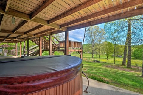 Private Patio | Hot Tub | Country Views