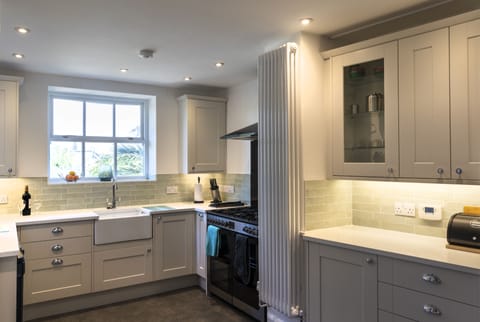 New and remodelled kitchen.