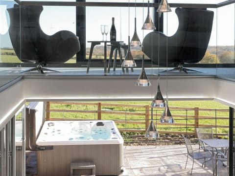 Stunning views from the master bedroom | The Retreat - Broadstone Barns, Ticknall, near Derby