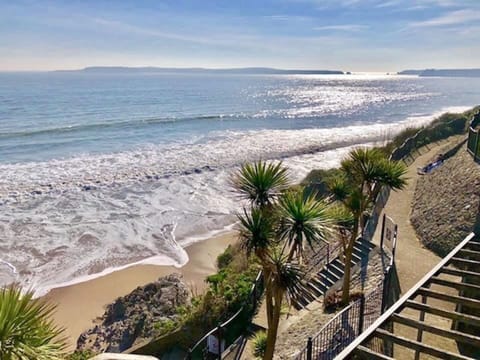The tide coming in.