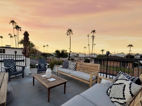 Cotton candy sunsets from the PRIVATE Rooftop Patio!