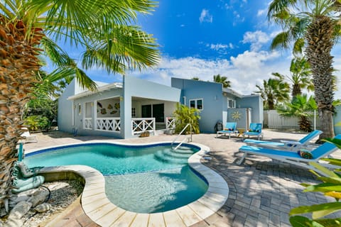Beautiful back yard oasis awaits you.