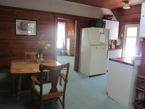 dining area and kitchen