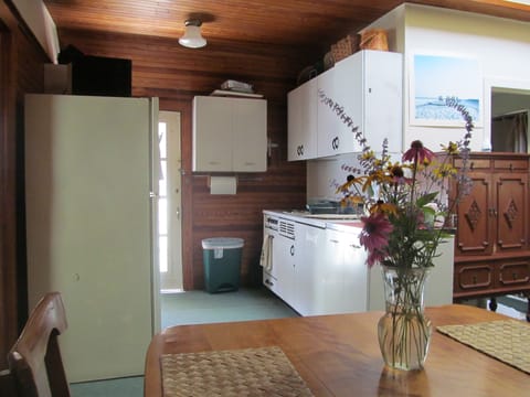 kitchen from dining area