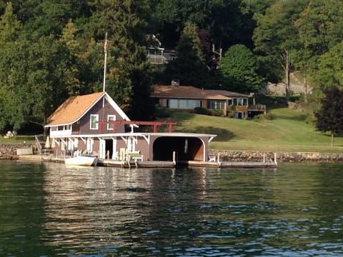 view from the lake