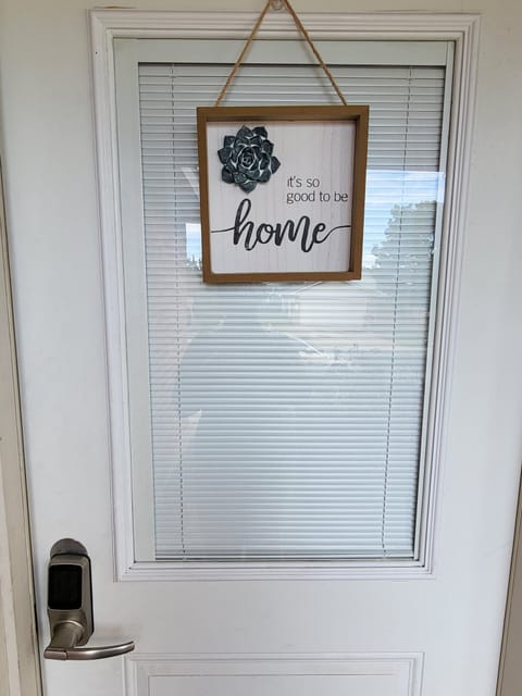 Self-check in with code provided 24 hours before arrival. 