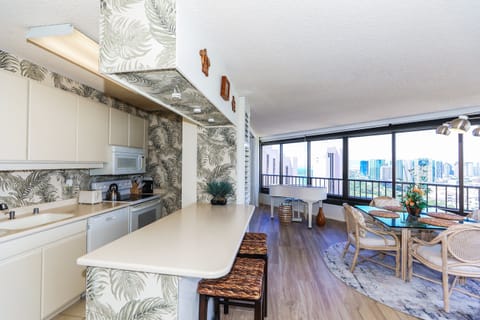 Luxury vinyl plank flooring installed throughout condo in October 2025