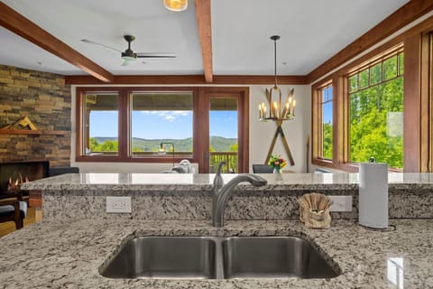 Kitchen--- Mountain View, Open Floor Plan