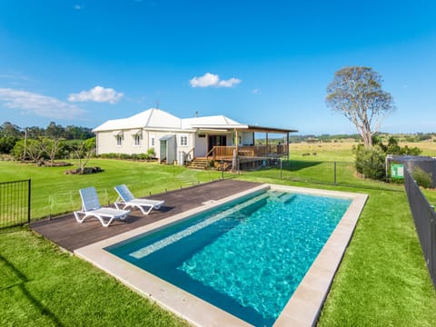 Pool & the farmhouse