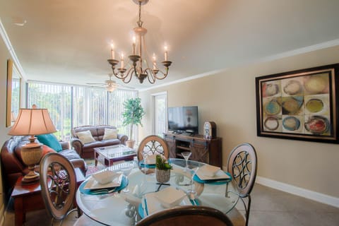Dining and living room