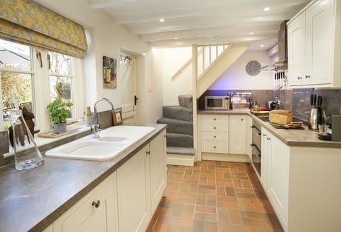 Ground floor: Lots of natural light in this fully fitted kitchen