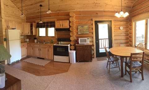 Kitchen and dining area