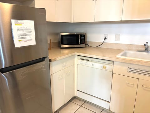 microwave and fridge