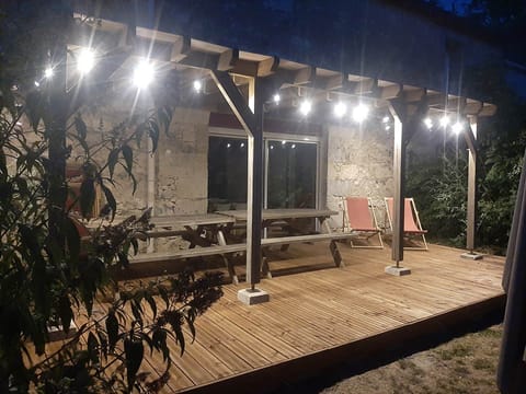 terrase gîte gers