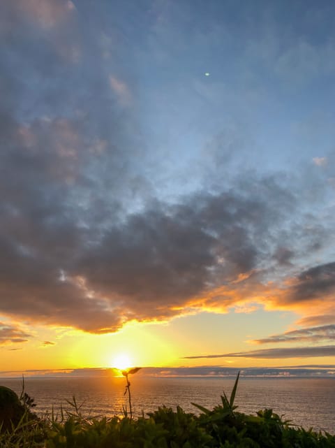Steps from our lanai to this incredible sunset view!