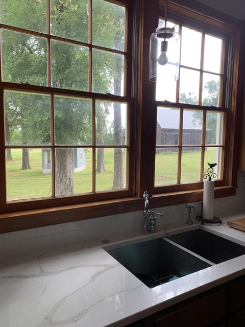 view from the kitchen