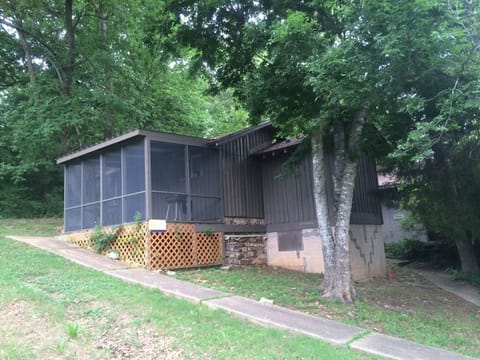 Cabin #30---from the sidewalk to the cabin