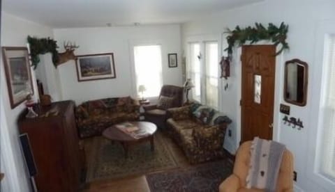 Living Room View from Stairs.