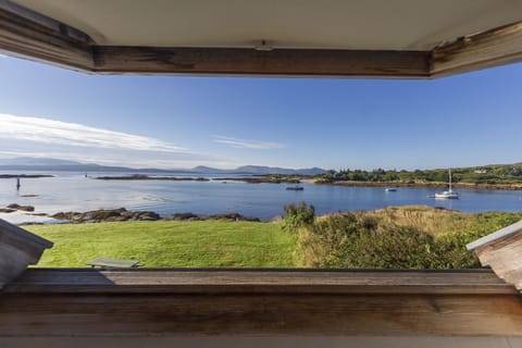 view from upstairs dormer window