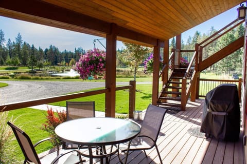 Food tastes better when the grill is going and the view stretches wide.
