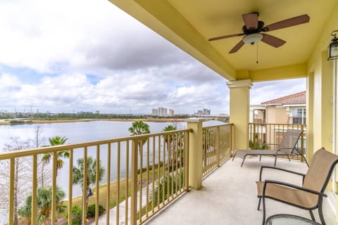 Breathtaking Lake View From Living Room Balcony