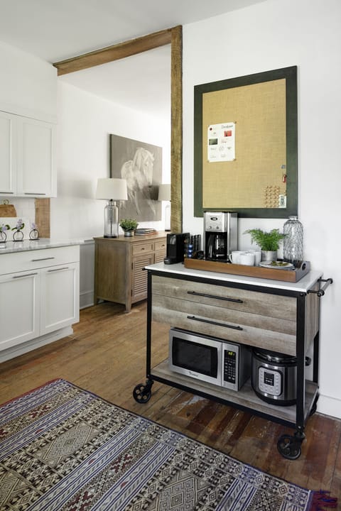Coffee station in the kitchen - Nespresso and drop coffee maker