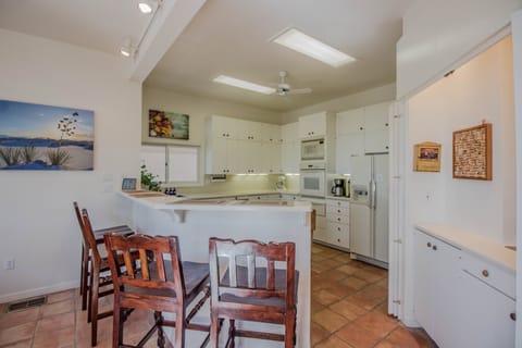 Dining room is open to the kitchen. Prepare gourmet meals while visiting.