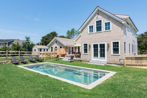Modern Farmhouse Compound With Pool and Party Barn