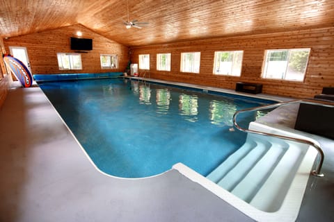 Indoor salt water heated pool