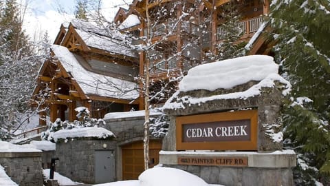 - Nestled in the snowy slopes, Cedar Creek welcomes you with rustic alpine charm  
- Perfect ski-in ski-out access surrounded by pine-covered mountains  
- A serene winter retreat blending wood architecture and modern comfort  
