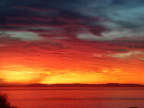 Spectacular sunset over Catalina Island (taken from home balcony)....INCREDIBLE!