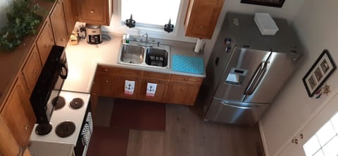 kitchen view from the loft