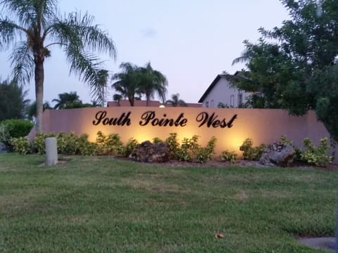 Front entrance to condo community. 
