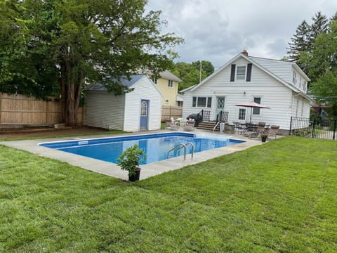 Large backyard with Custon