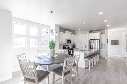 Dining Room View - With an open and spacious floor plan, the Dining Room and Kitchen can accommodate meal preparations for groups large or small.