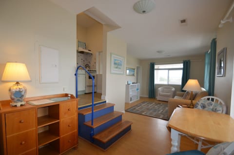 View from poolside entrance