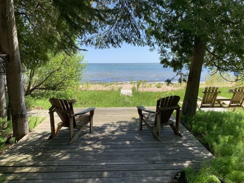 view from the deck