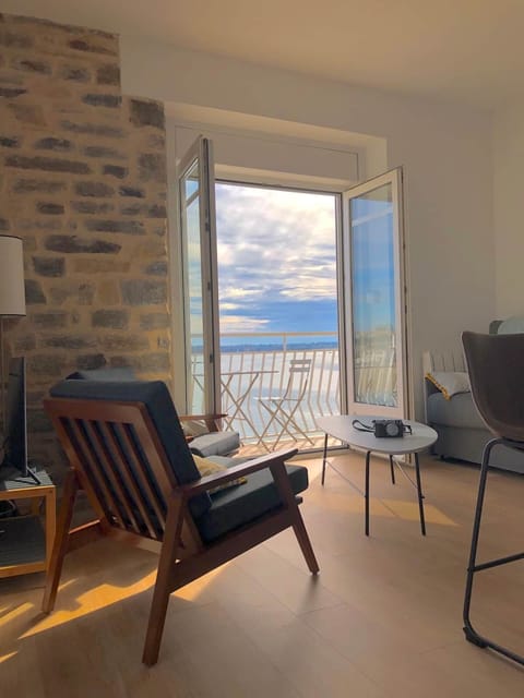 Vue mer depuis le salon