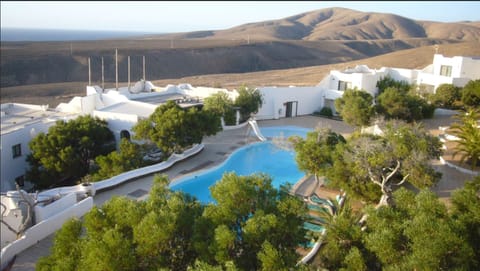 View of main swimming pool from balcony