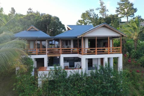 Master on the left. Main room/.kitchen on the right. Bottom deck storage rooms.