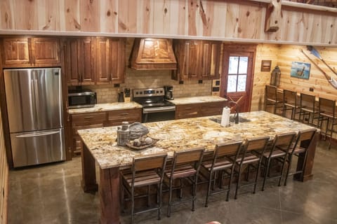 kitchen view from stairs