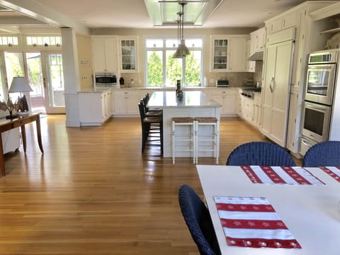 First floor open concept kitchen, dining and living room