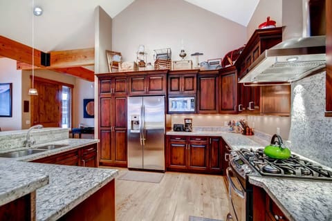 Beautiful granite countertops and finishes.