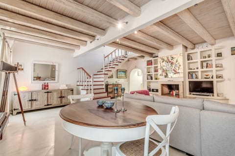 dining table & living room