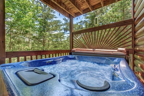 Private HotTub on lower deck